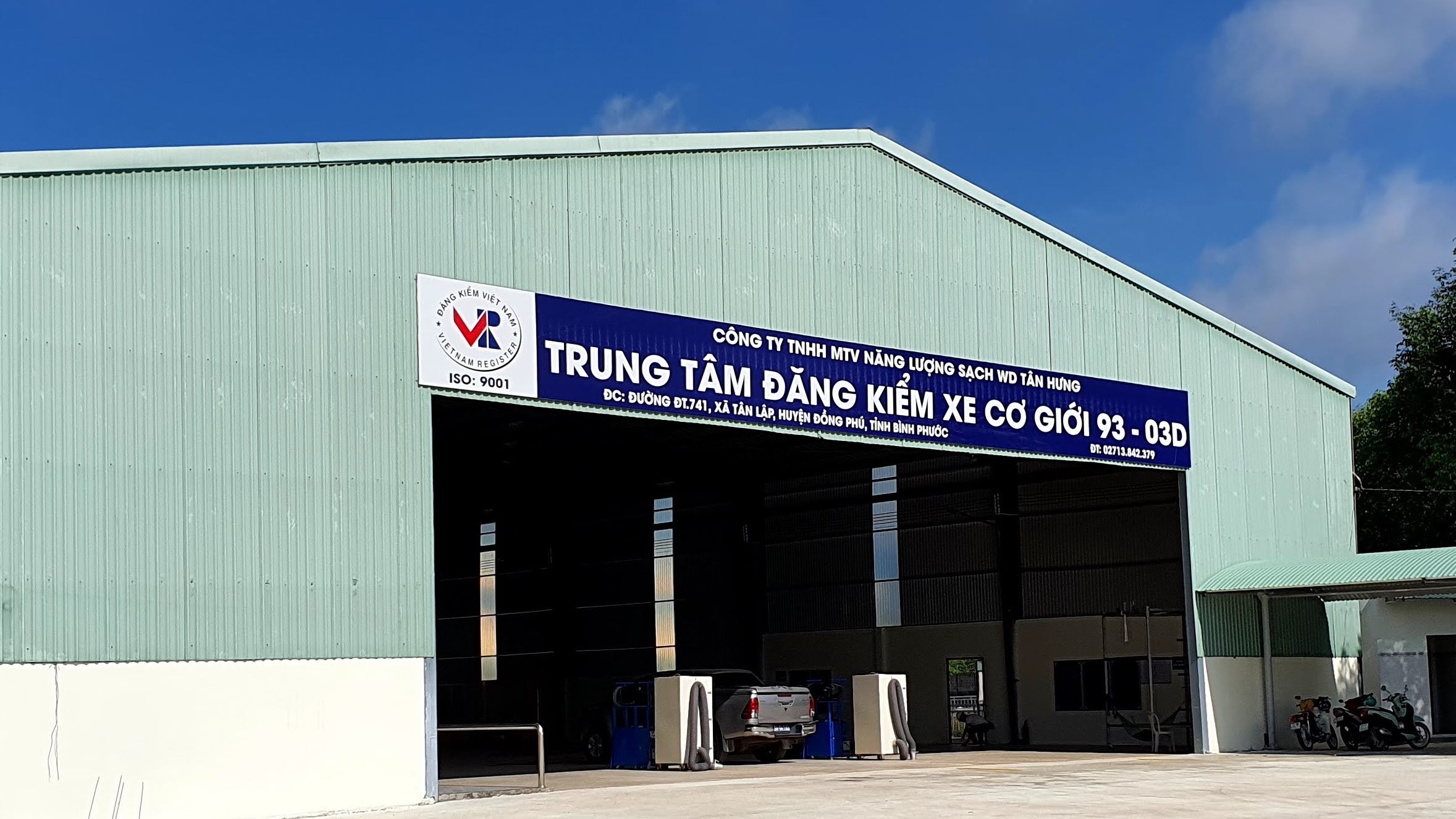 Bình Phước: Trạm sạc VinFast - Trạm đăng kiểm 9303D